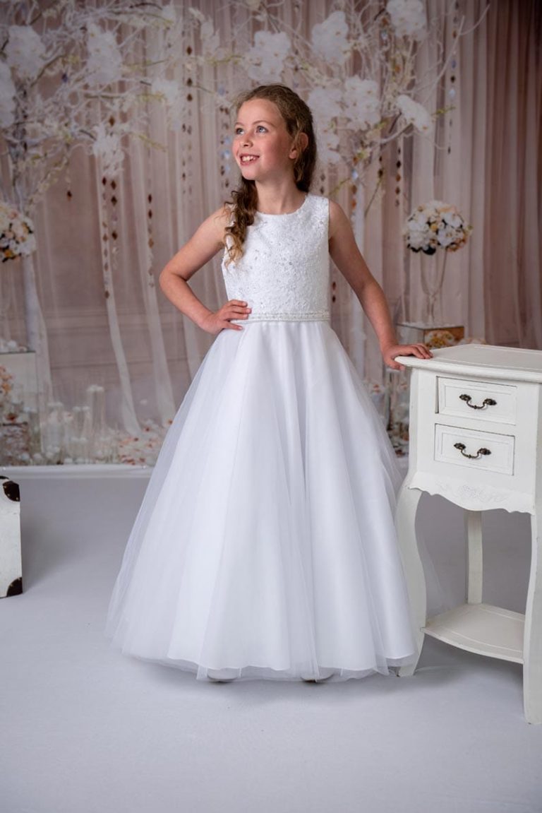 Princess Bowie first holy communion dress