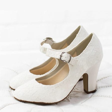 Madeline Lace Wedding Shoes