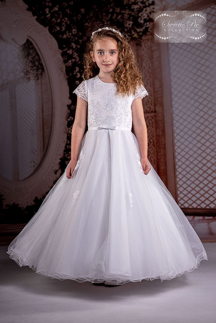 Princess Avery first holy communion dress