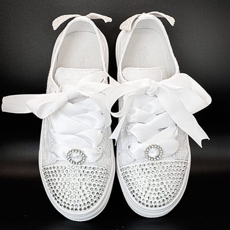 Elsa communion shoes