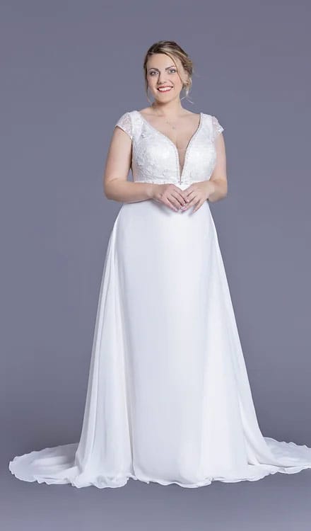 White Rose Michelle wedding dress