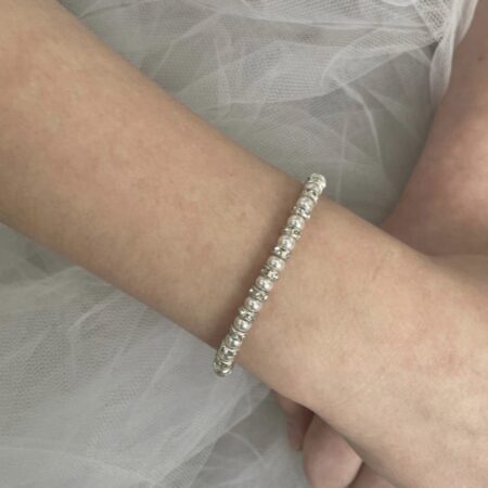 Katie Pearl Diamond Communion Bracelet