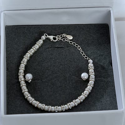 pearl communion earrings