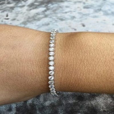 Single Athena bridal bracelet