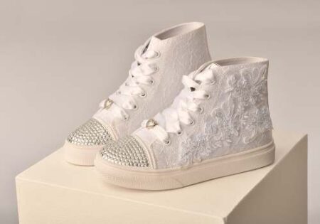 Vicky Communion High Top Shoes White