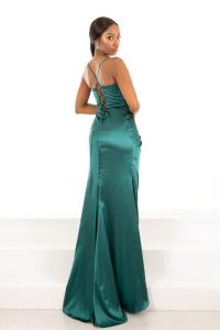 TNL711 emerald debs dress