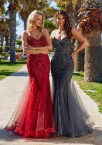 801 Rio Red debs dress