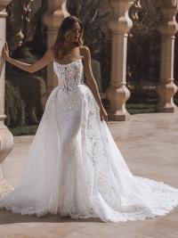 Enzoani Venice wedding dress with overskirt