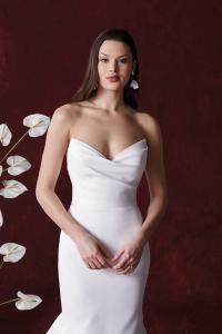 Halsey wedding dress by Justin Alexander