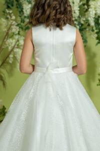 Snowstorm first holy communion dress