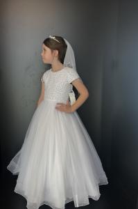 Princess Rapunzel communion dress