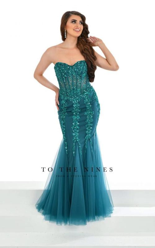 TNW 601 Debs Dress emerald