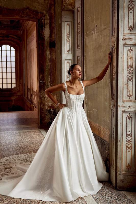 Keegan wedding dress by Justin Alexander