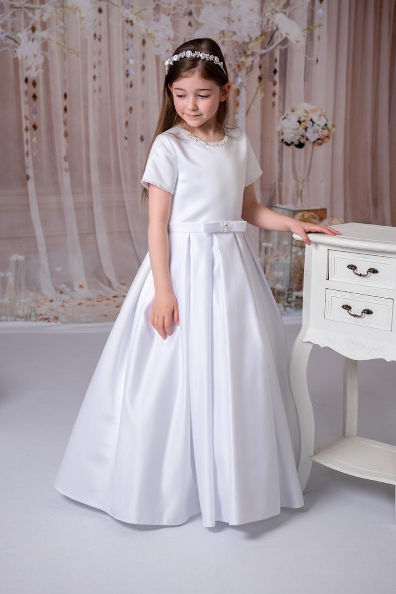 Princess April first holy communion dress